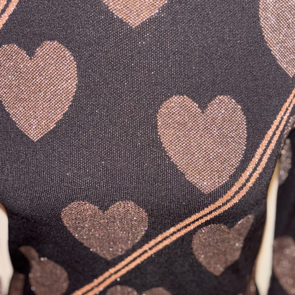 TED BAKER UZENIAA JOYOUS HEART KNIT DRESS SIZE 2 - Picture 3 of 6